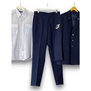 USAF Service Dress Uniform Set Jacket 33L Pants 33L Shirt Hat Enlisted TSgt